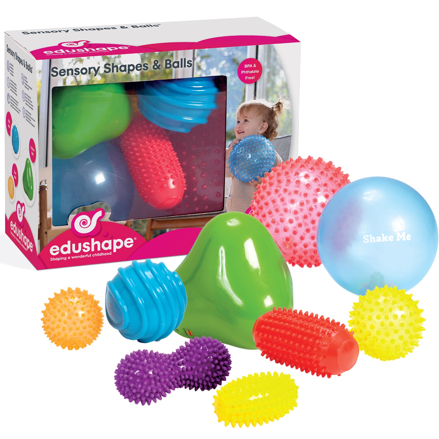 Edushape Balles sensorielles bébé 6 pièces