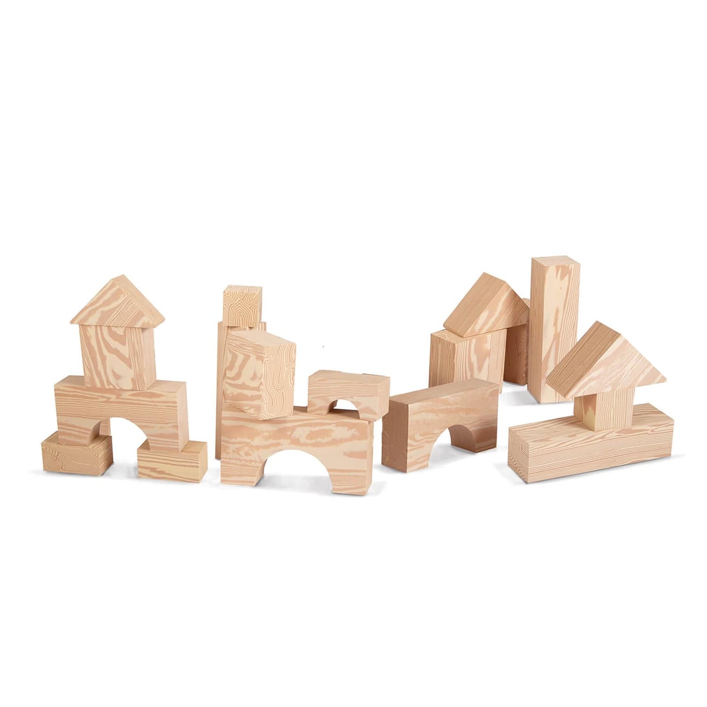 Wood-Like Edu-Blocks, Big, 2 3/4'' (32 pc)