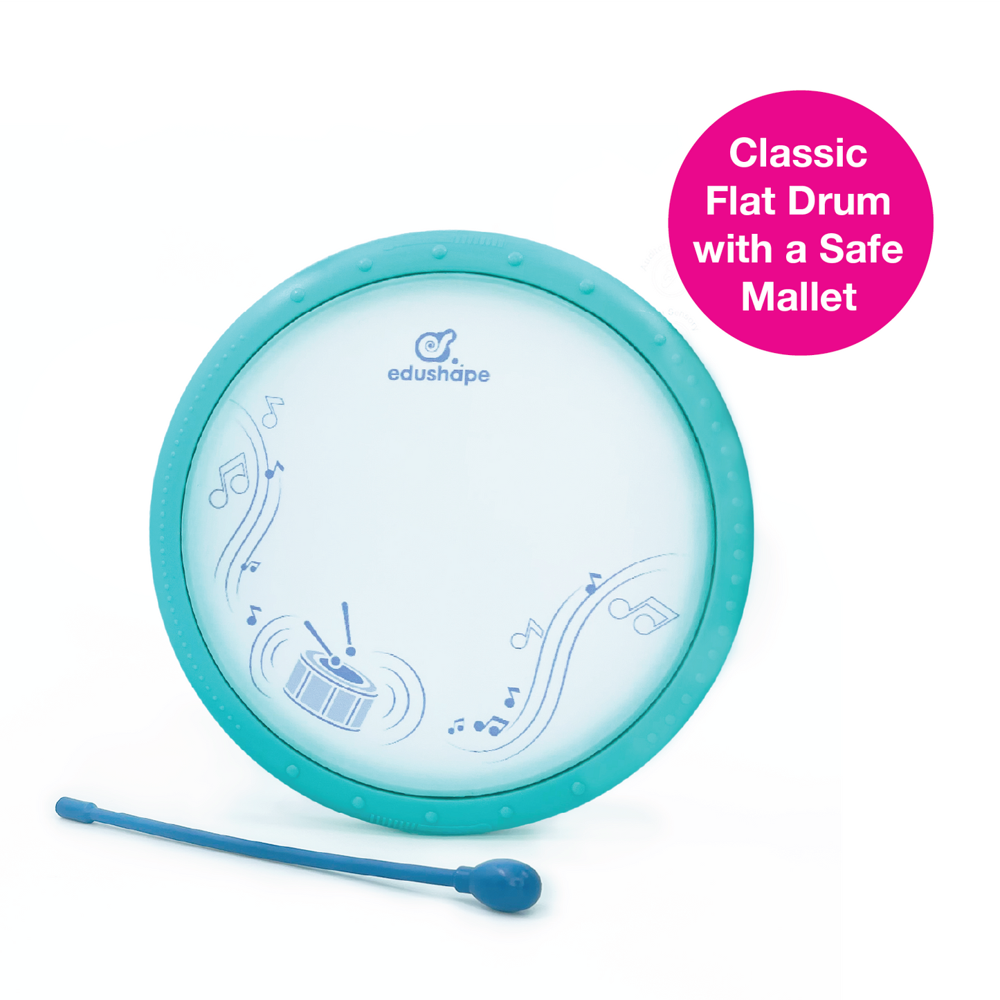 Classic Flat Drum (Blue)