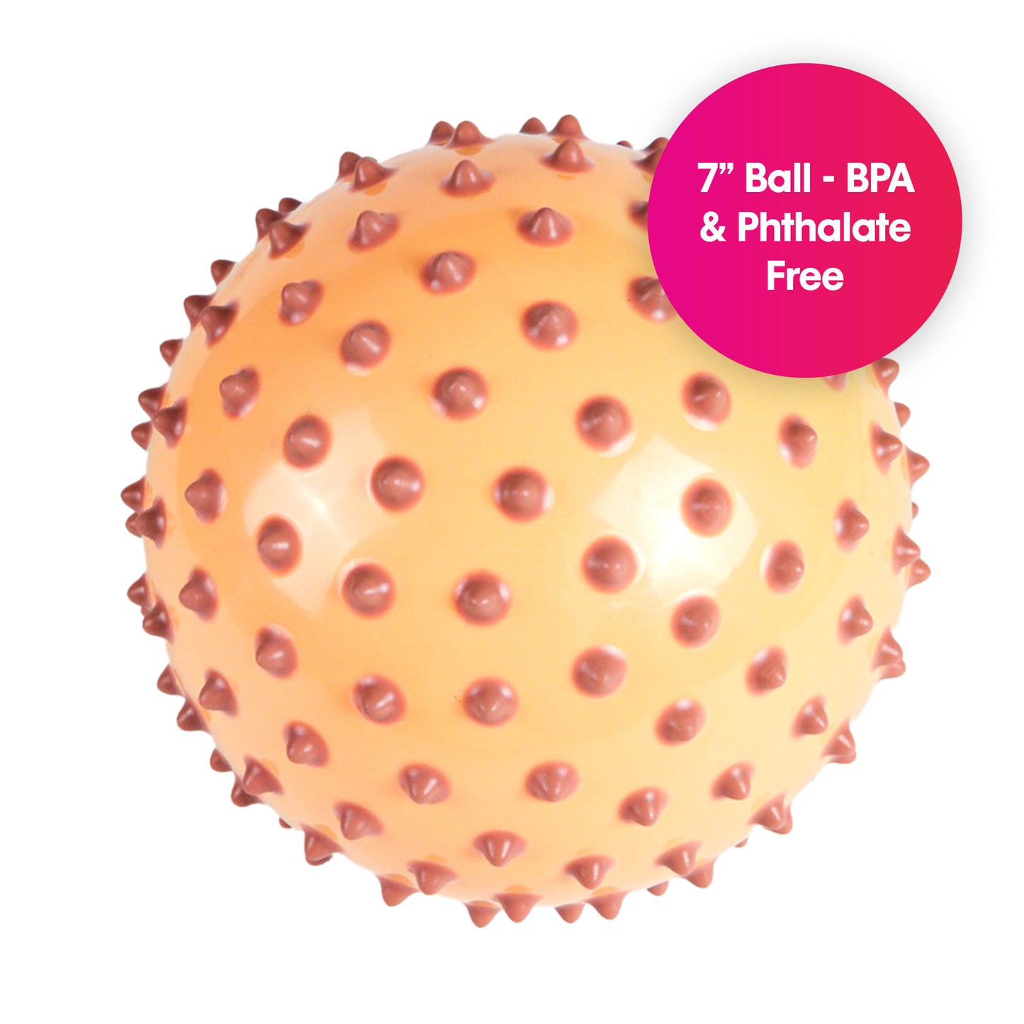 The Original Sensory Ball, Color Dots in Boho Chic (Cream)