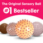 The Original Sensory Ball, Color Dots in Boho Chic (Cream)
