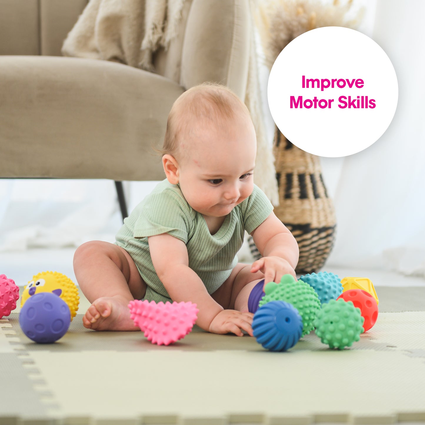 Sensory Mini Balls (12 pc)