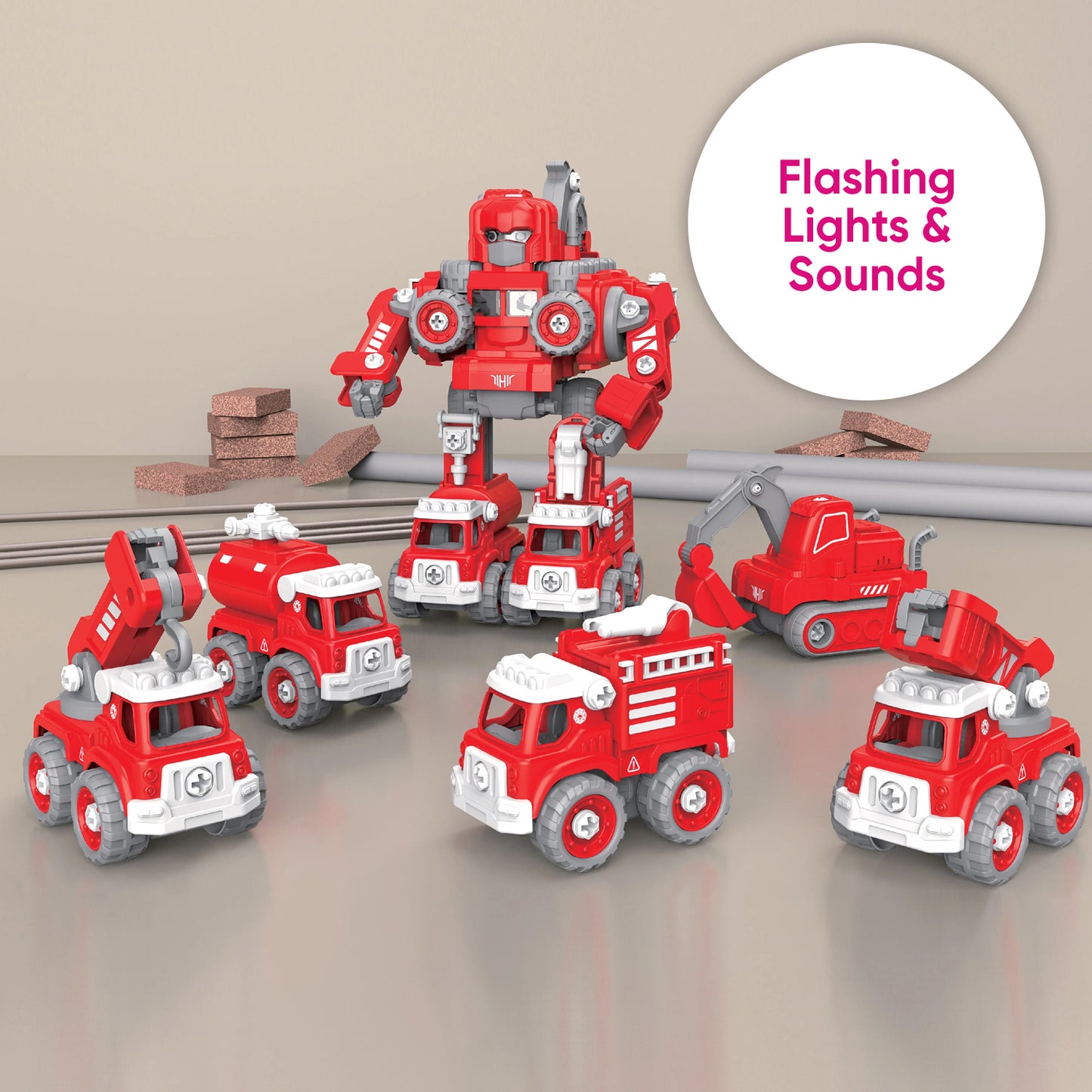 5-in-1 Truck-O-Bot Fire Rescue