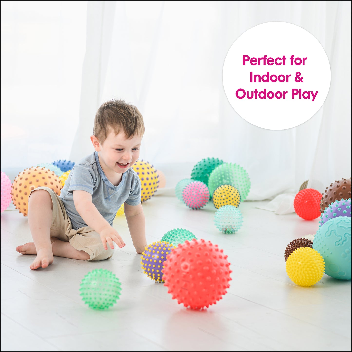 The Original Sensory Ball, Color Dots (Purple & Blue)