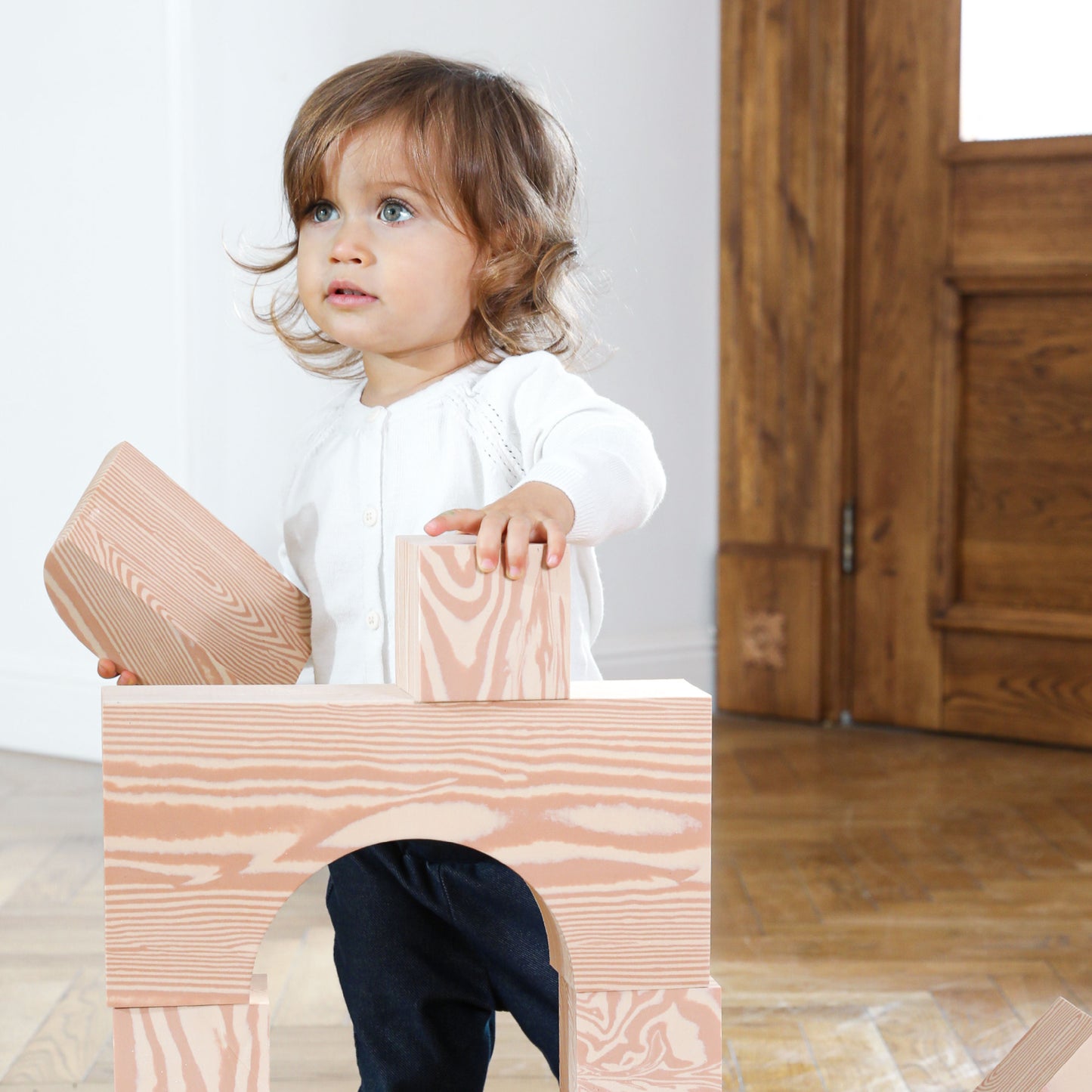 Wood-Like Edu-Blocks, Big, 2 3/4'' (32 pc)