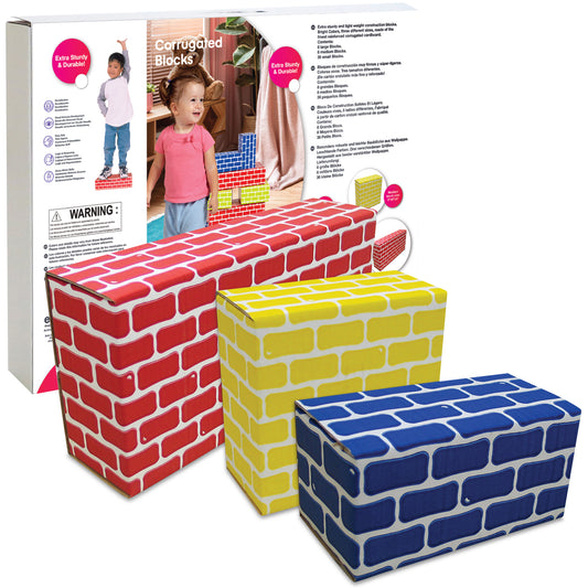 Corrugated Edu-Blocks (36 pc)