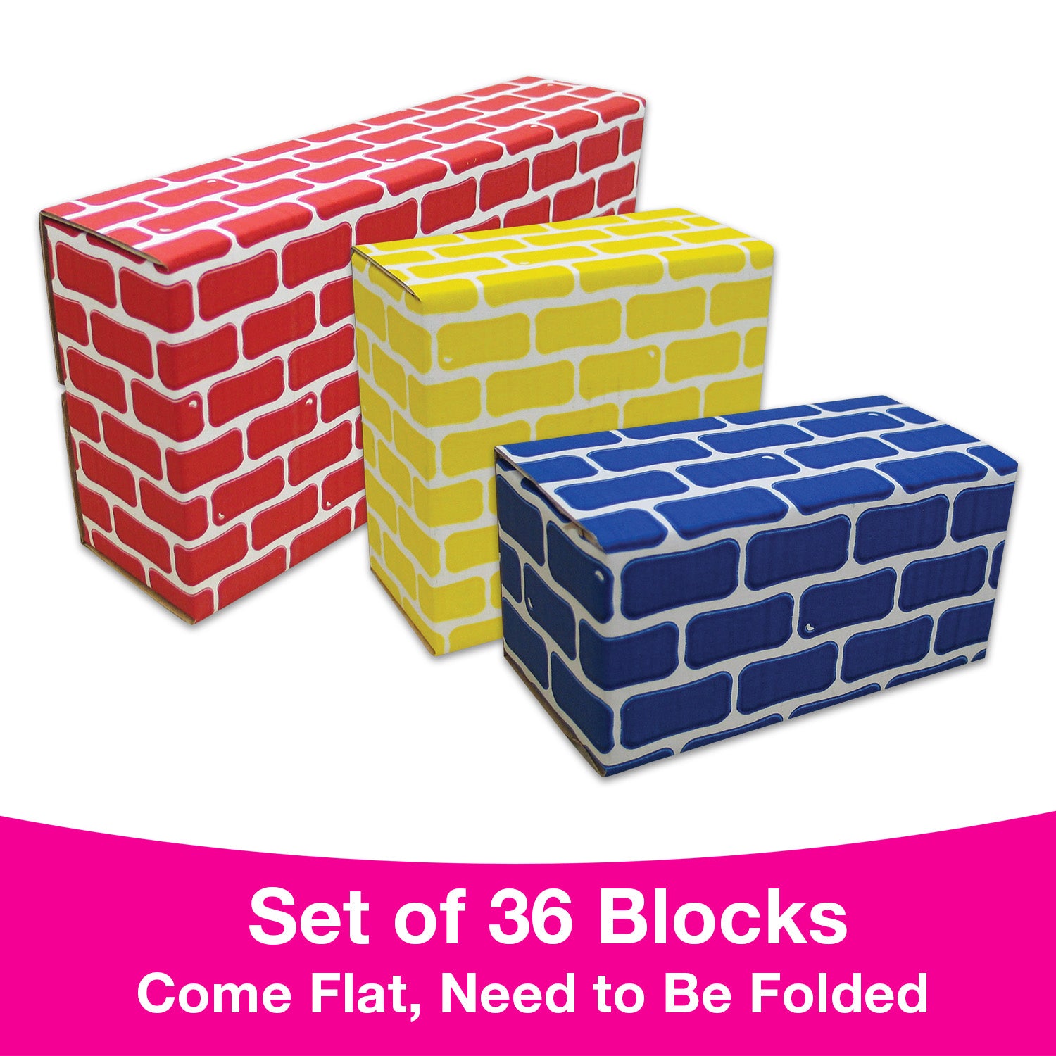 Corrugated Edu-Blocks (36 pc) – Edushape