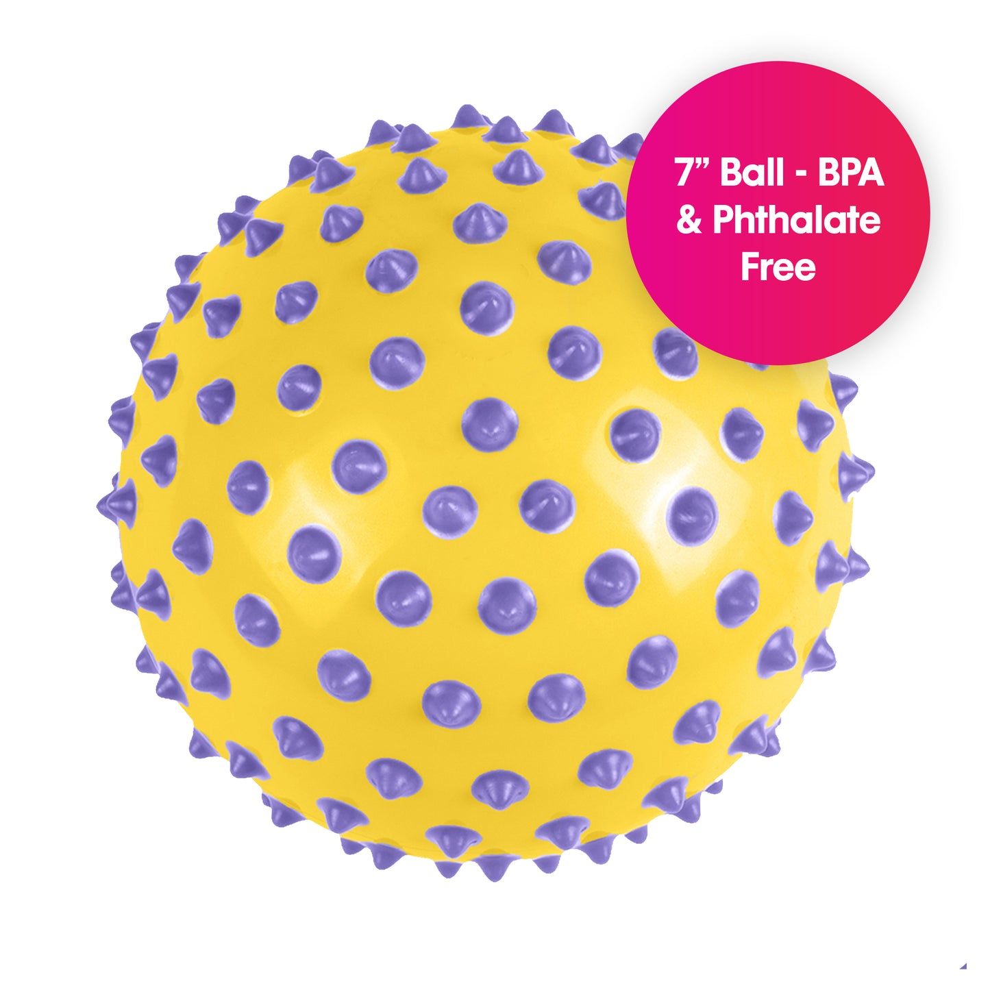 The Original Sensory Ball, Color Dots (Yellow & Purple)