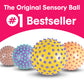 The Original Sensory Ball, Color Dots (Yellow & Purple)