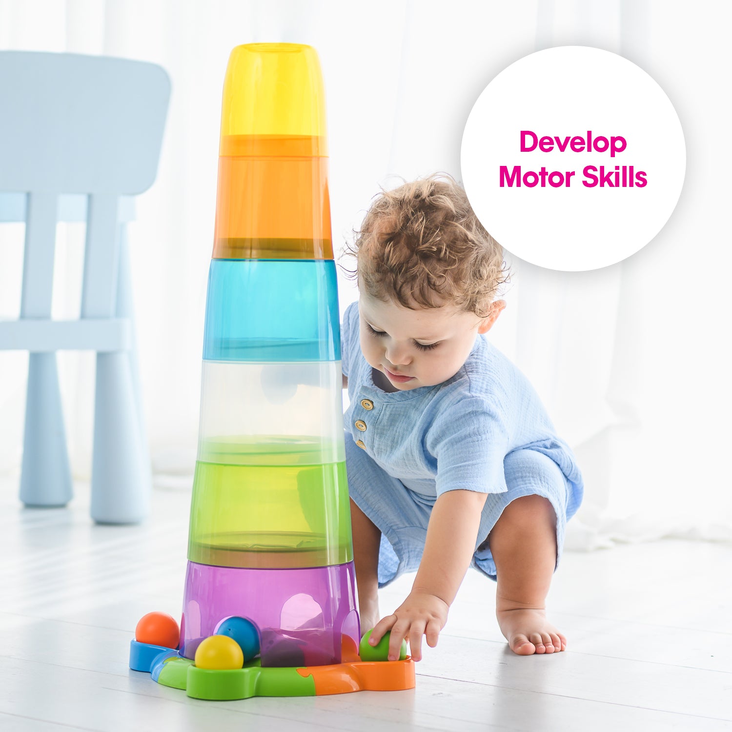 Stack Y Drop Stack & Drop Tower – Edushape
