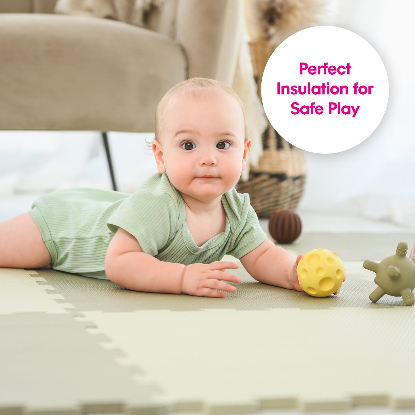 Edu-Tiles Play Mat, Boho Chic