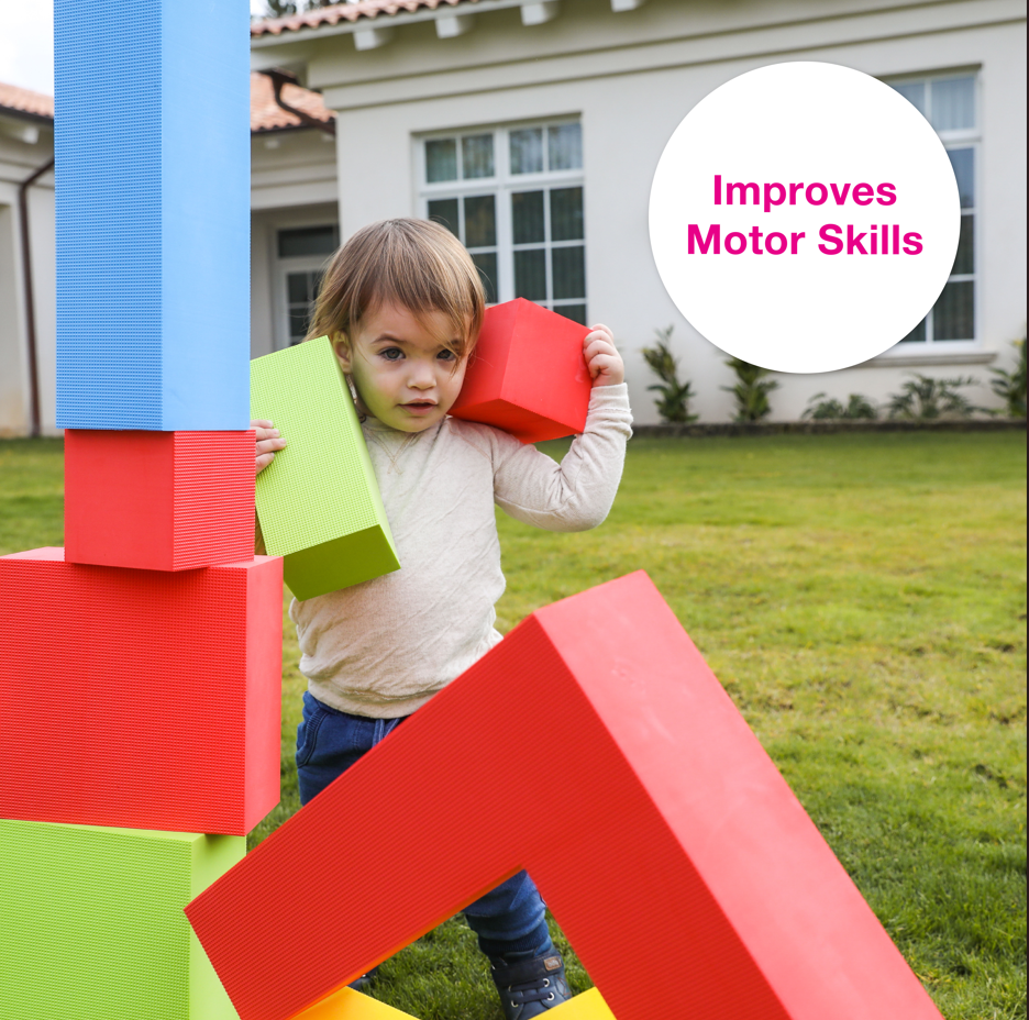 Color Edu-Blocks, Giant, 4 1/3'' (16 pc) – Edushape