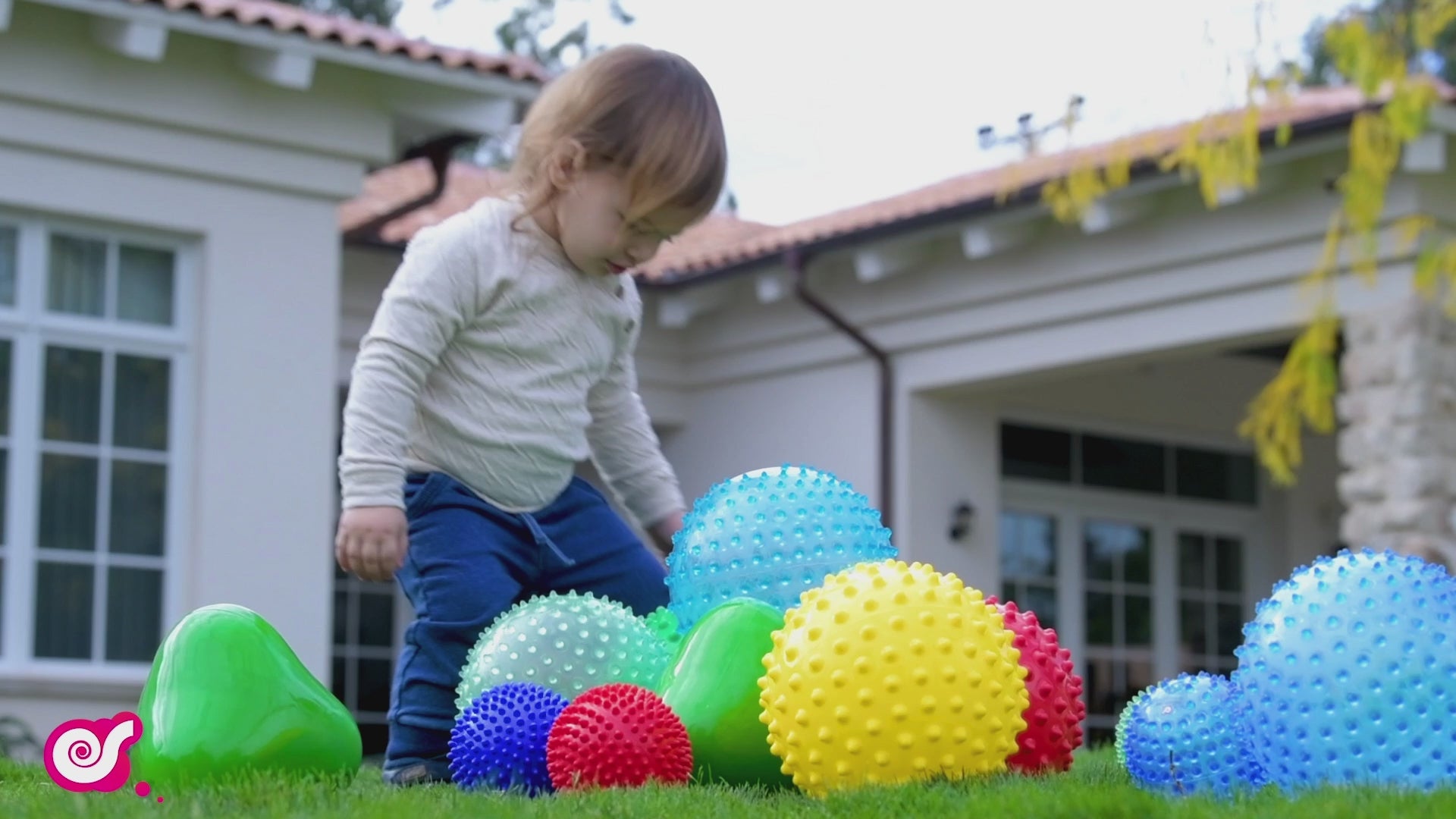The Original Sensory Ball, Yellow Color – Edushape