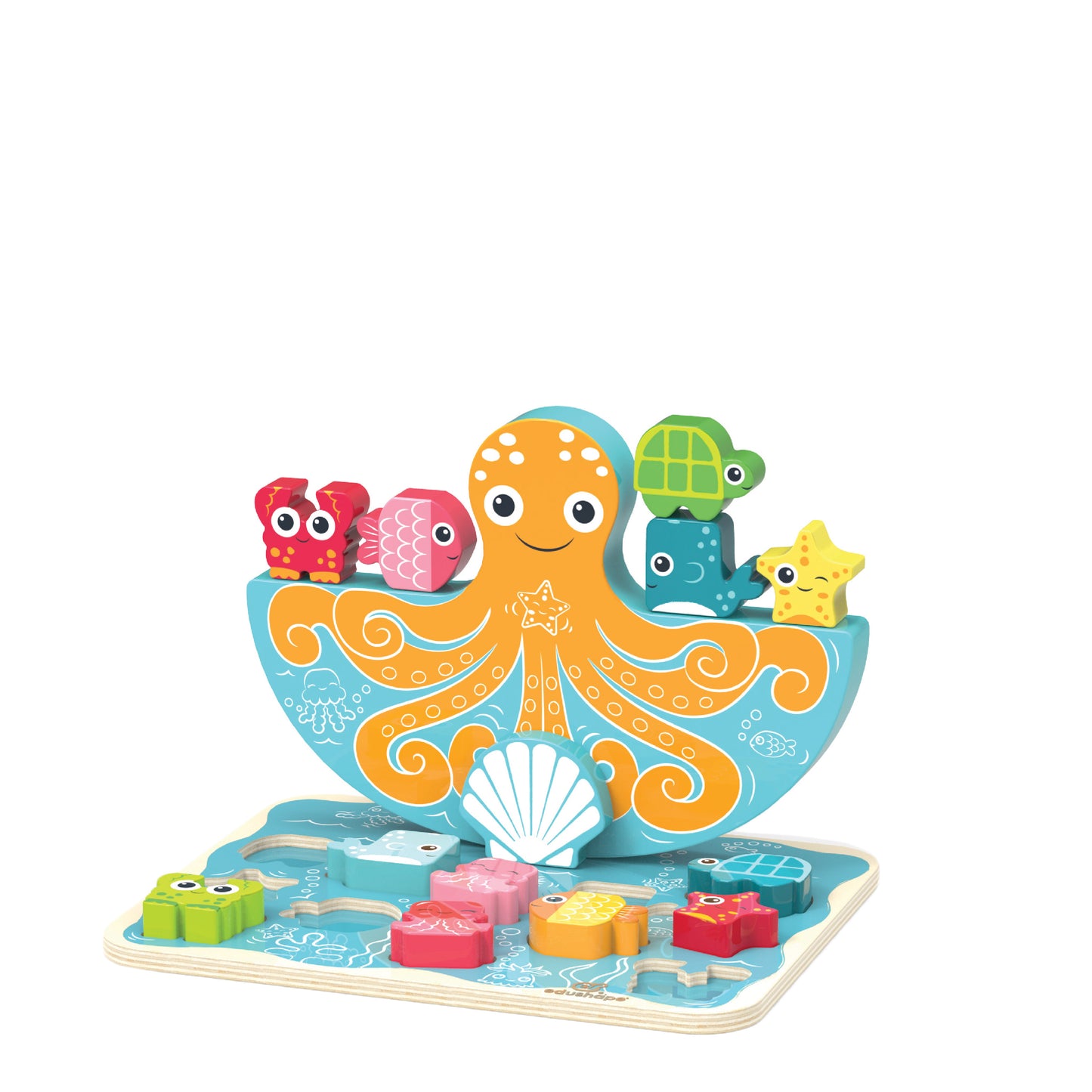 Stack and Balance Octopus Puzzle