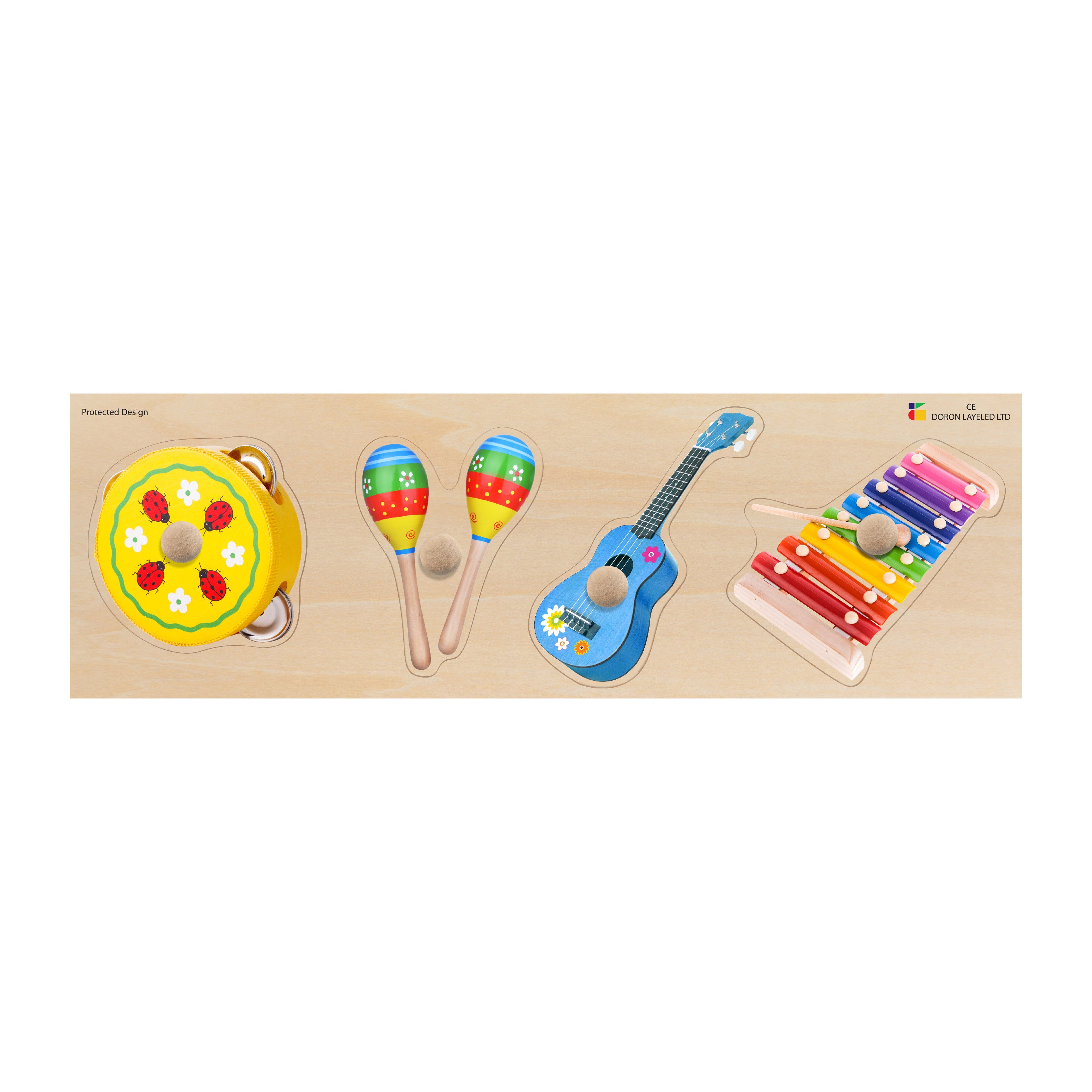 Edushape Instruments Musical Instruments, Giant Puzzle – Edushape